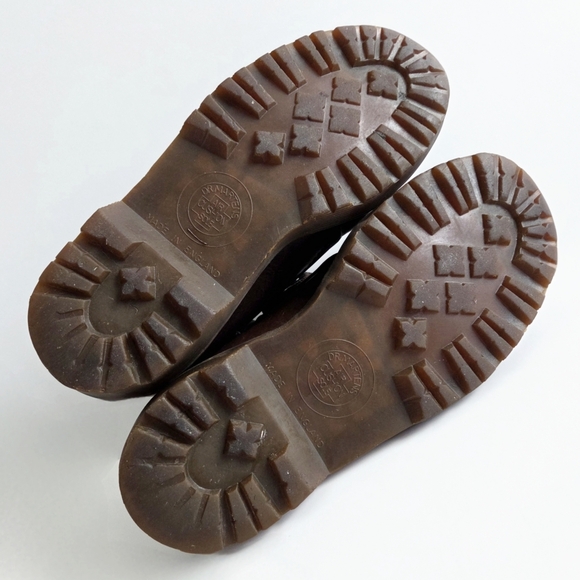 Dr Martens Vintage Lace-Up Brown Leather Shoes, Lug Sole UK 4, US Womens 6-6.5 - Picture 15 of 16